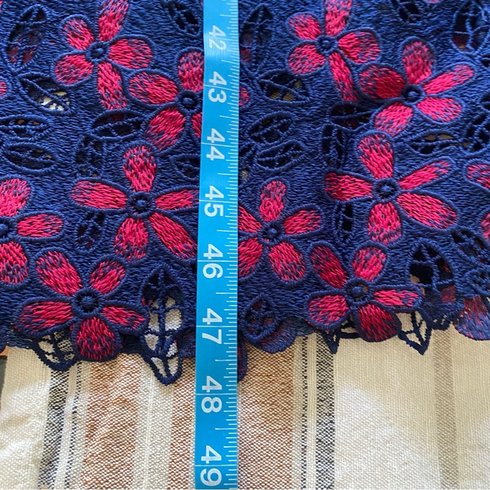 Tuckernuck Pomander Place Midnight Floral Lace Seraphina Midi Dress - Picture 15 of 16